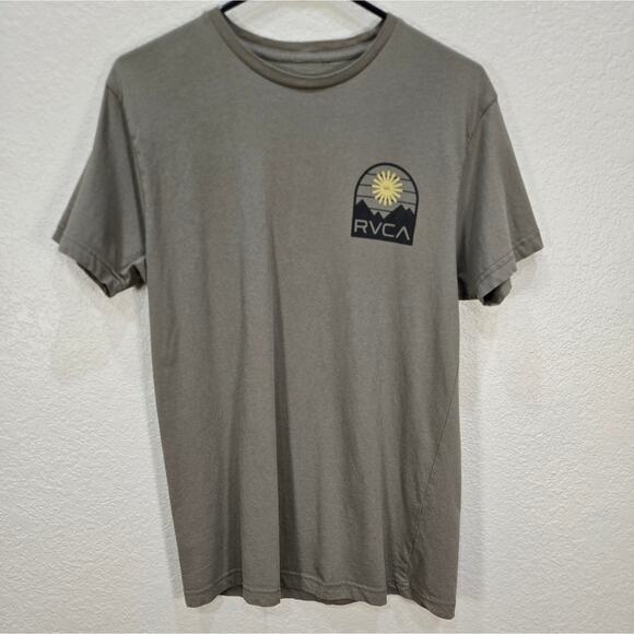 RVCA Men's Gray Graphic Tee - Picture 1 of 5